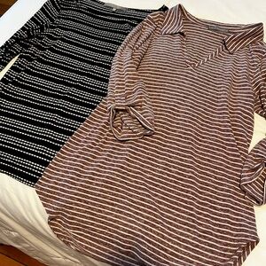 Striped Long Sleeve Tops